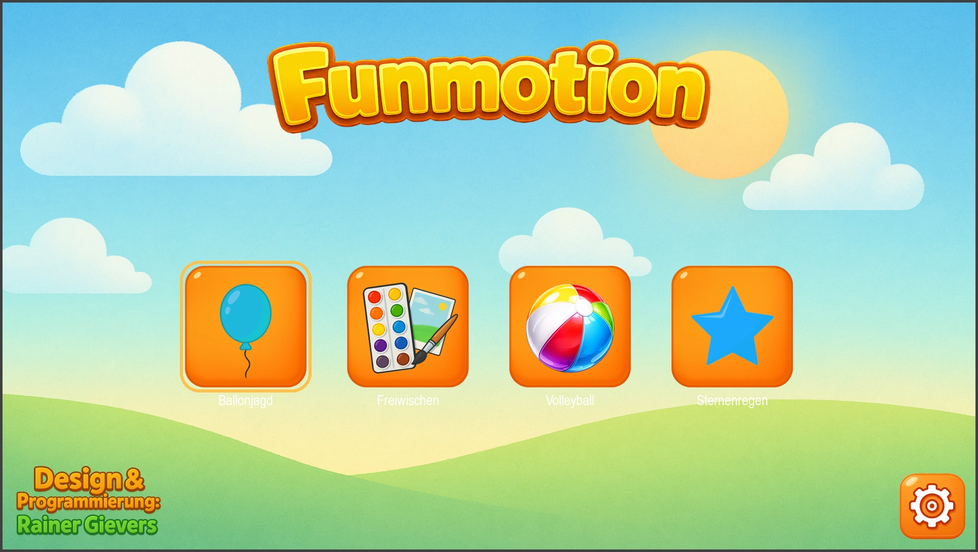 Funmotion - interaktive Kinderspiele f�r Geburtstagspartys und andere Veranstaltungen